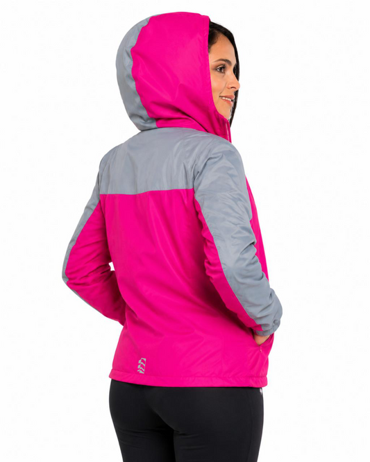 chaqueta Cortaviento Prisma fucsia