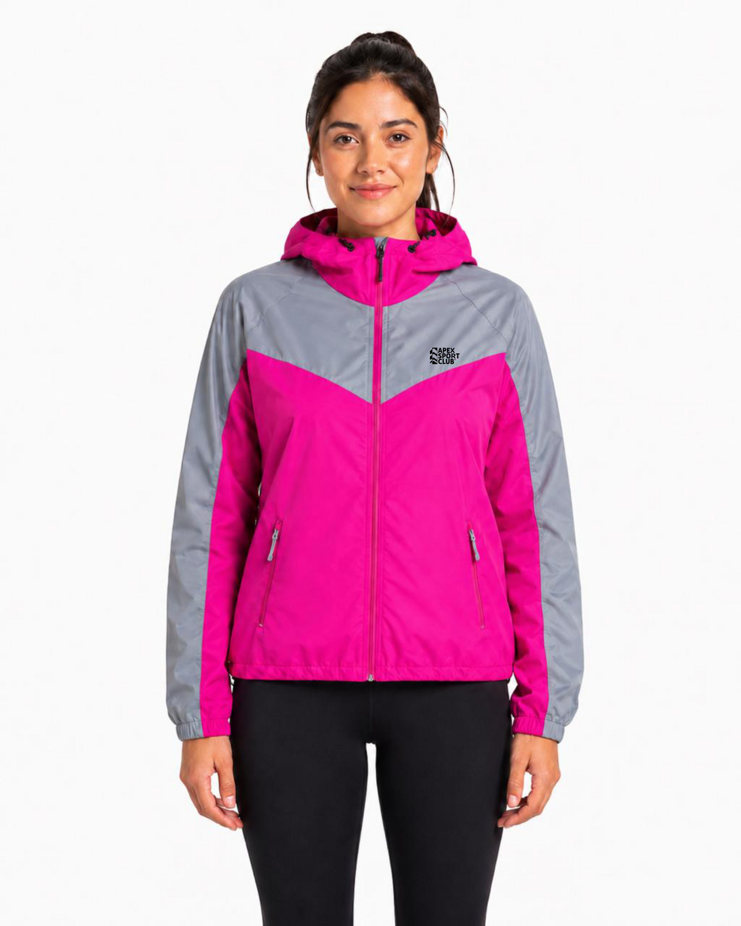 chaqueta Cortaviento Prisma fucsia